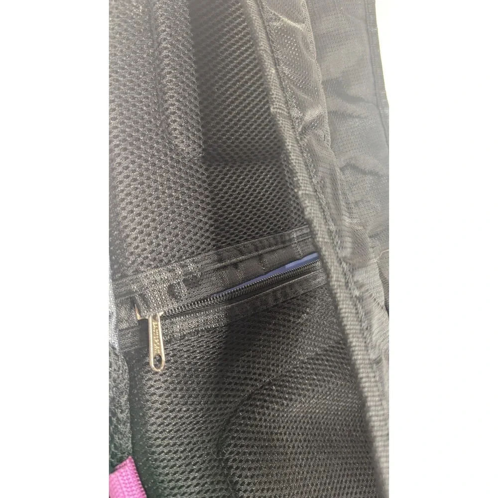 Eastsport ES Backpack‎ Gray Pink White Daypack School Hiking Travel Bag